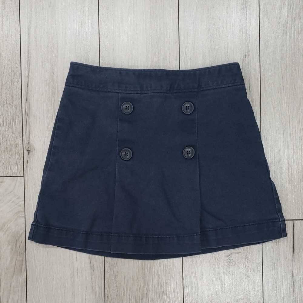 3/$25 Navy cotton girls uniform skort